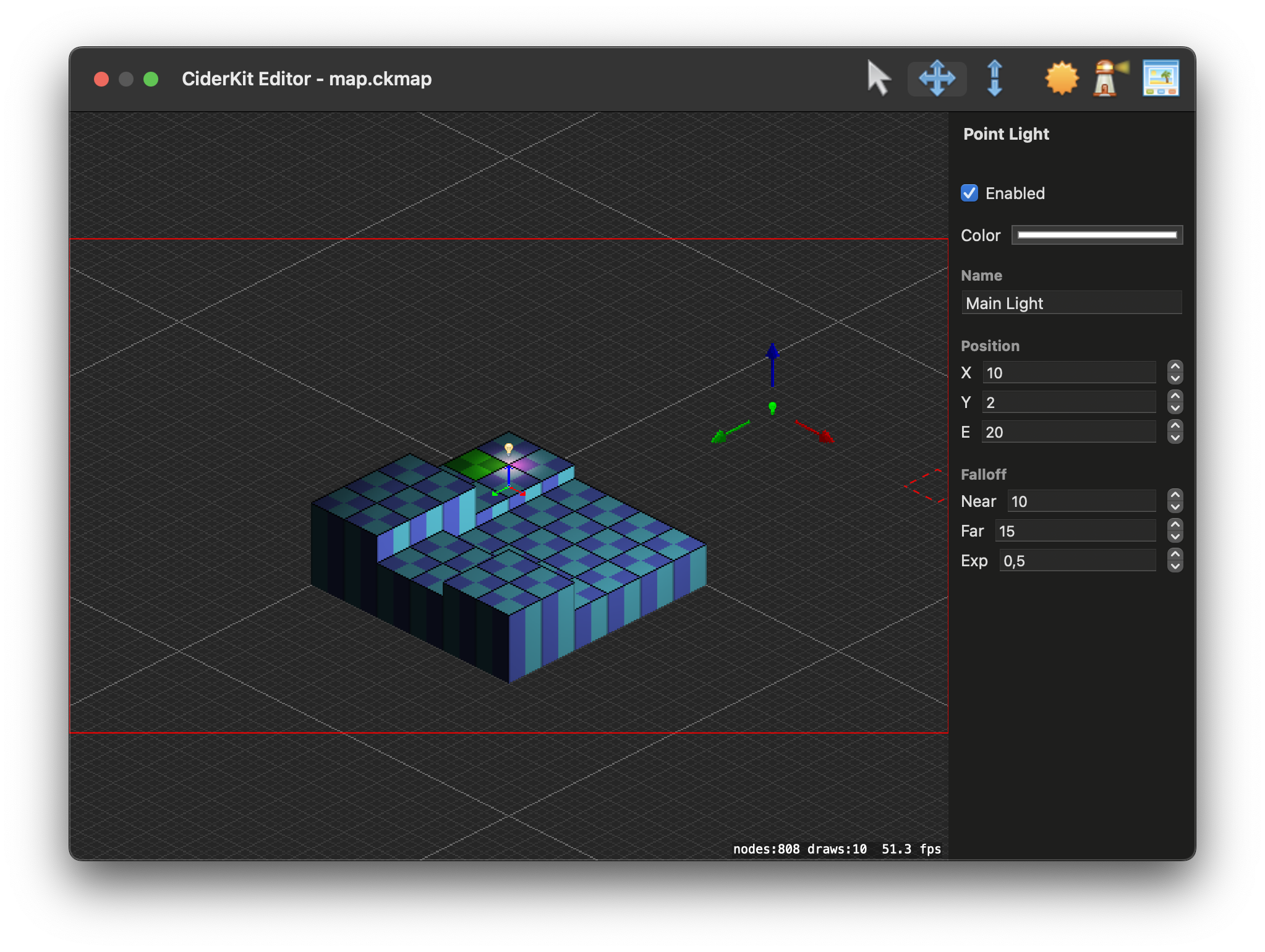 Map Editor with Inspector